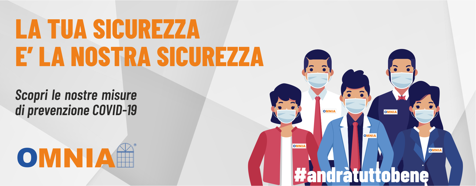 Le misure di sicurezza COVID19 di OMNIA NOVITÀ 