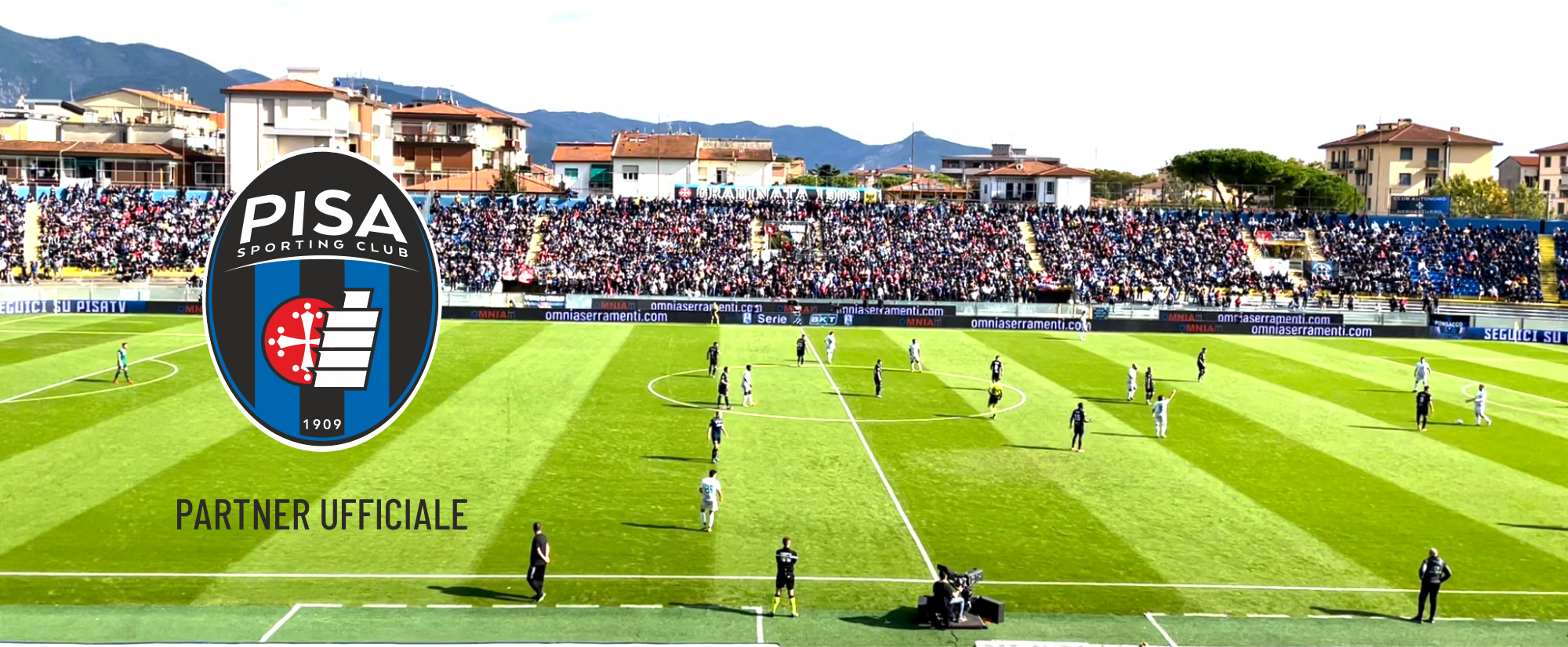 OMNIA è partner ufficiale Pisa Sporting Club 2021-2022 NOVITÀ 