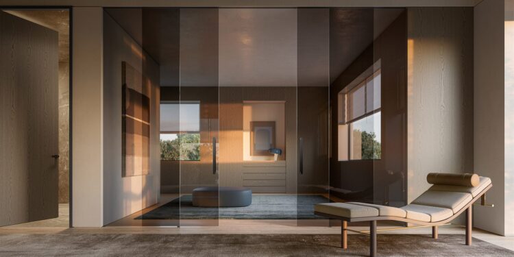 Porte in vetro Henry Glass Vitra scorrevoli tutto vetro