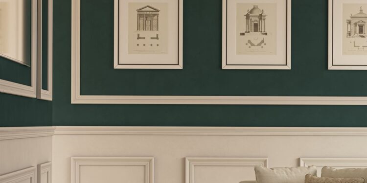 Rivestimenti murali per interni Deco Moove in un soggiorno